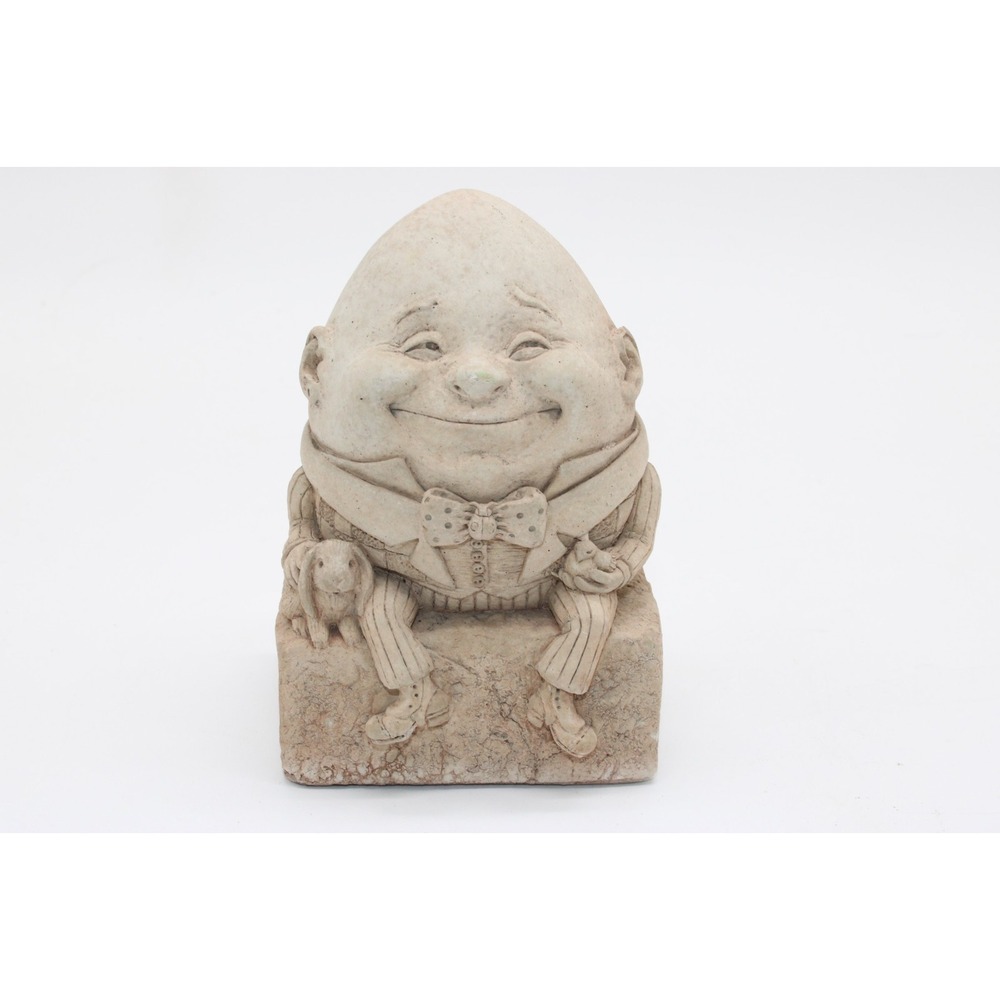 Vintage 1998 George Carruth Humpty Dumpty Stone Garden Sculpture